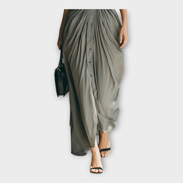 Elegantiška marškininė suknelė su laikmečio žavesiu