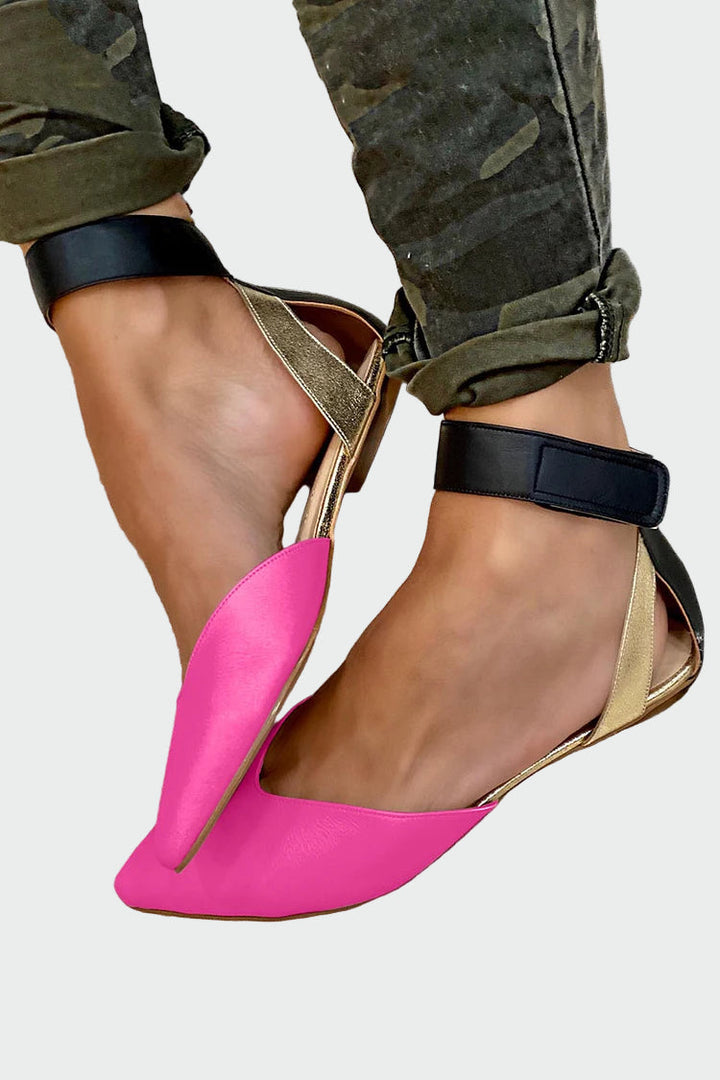 Stilingi žemi sandalai