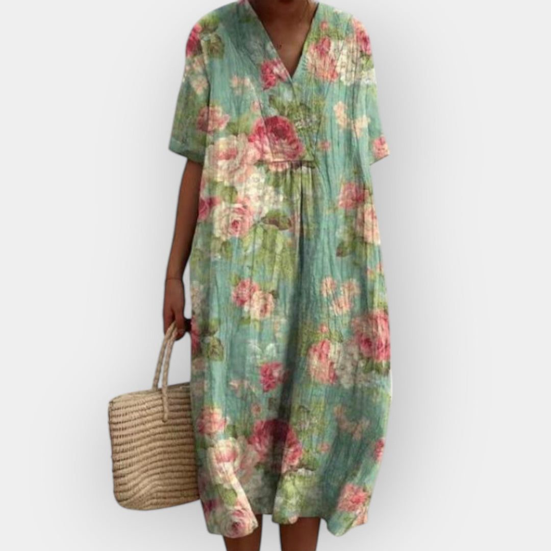 Vasaros Gėlių Suknelė