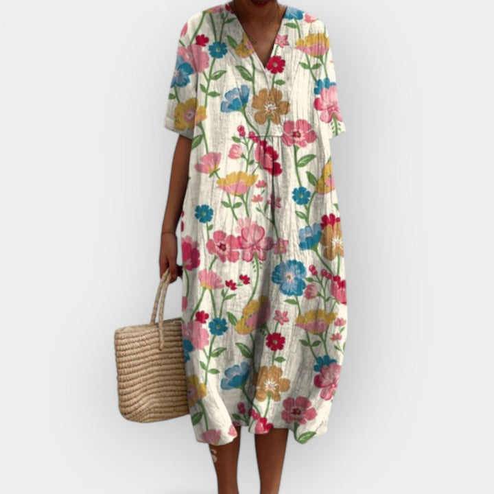 Vasaros Gėlių Suknelė