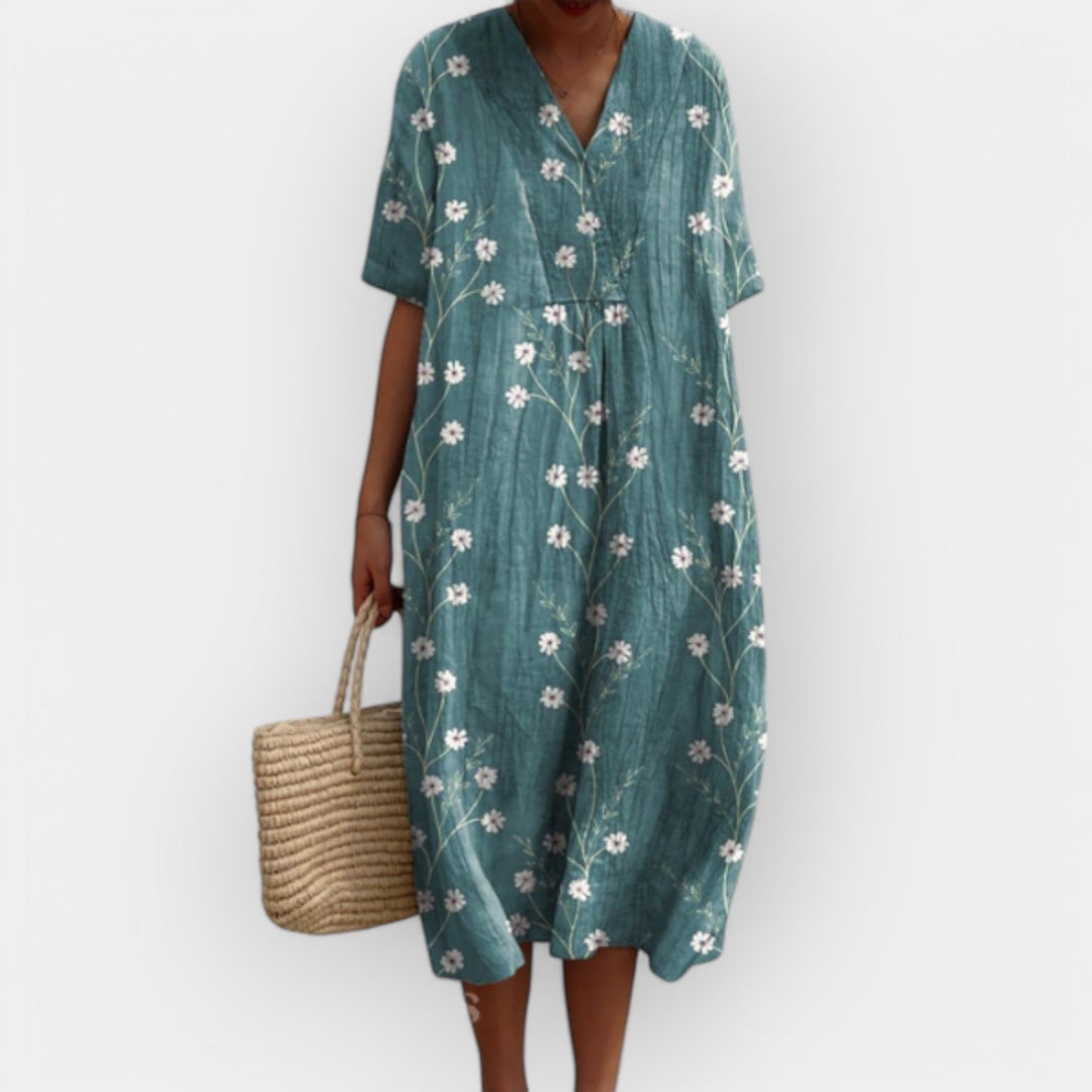 Vasaros Gėlių Suknelė