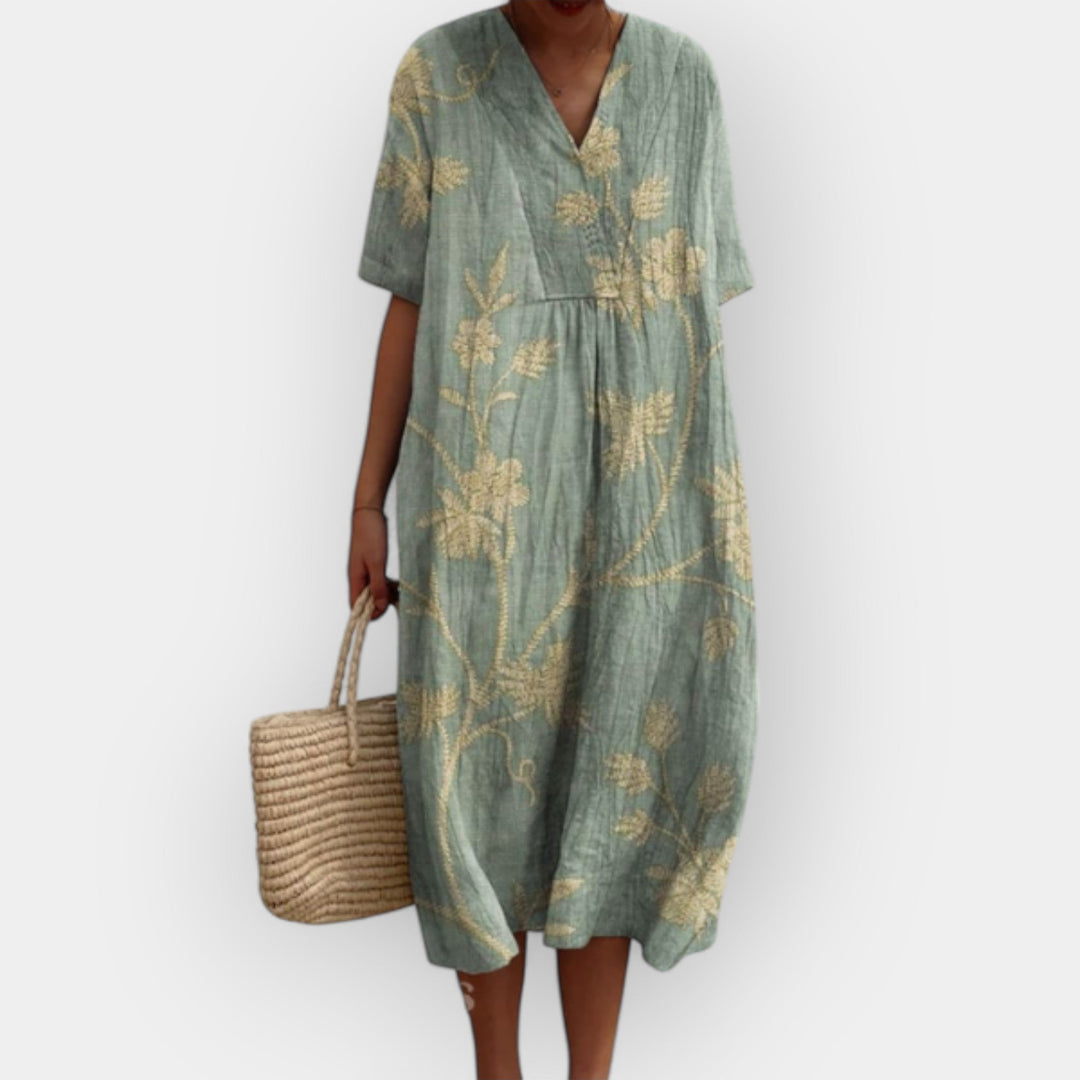 Vasaros Gėlių Suknelė