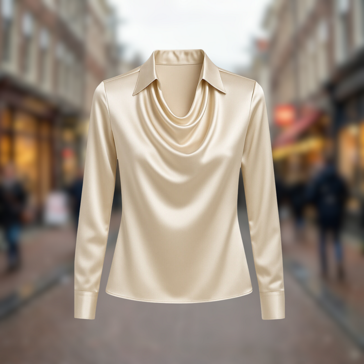 Fiona™ | Elegantiška Satino Blusa