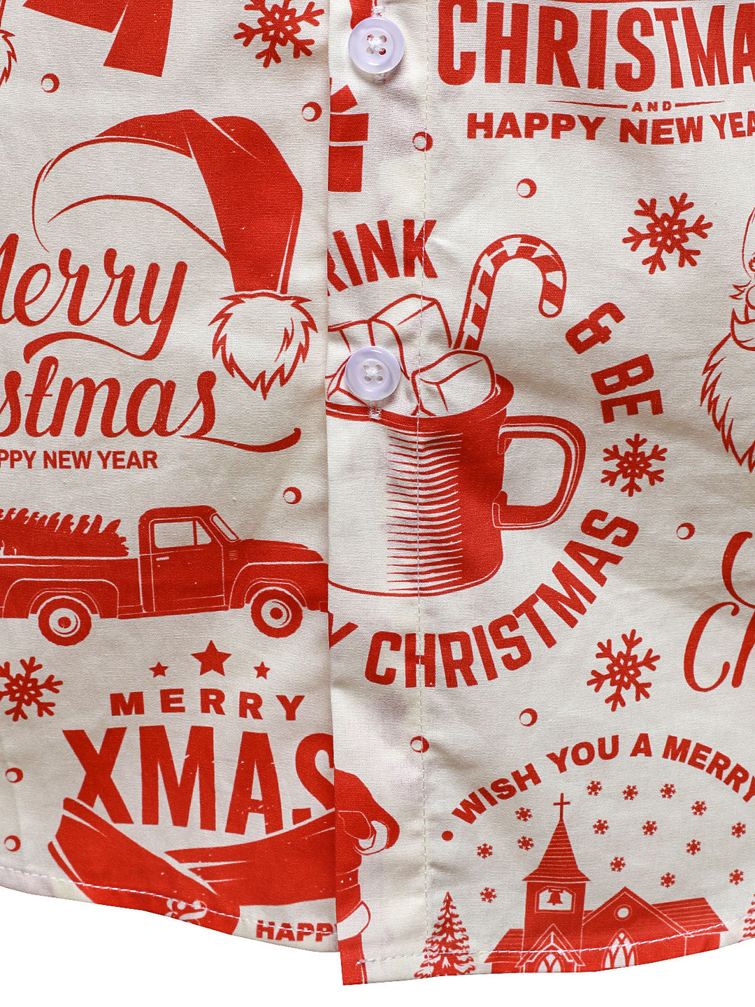 Vyriškas smėlio spalvos kalėdinis megztinis su vintažiniu dizainu ilgomis rankovėmis