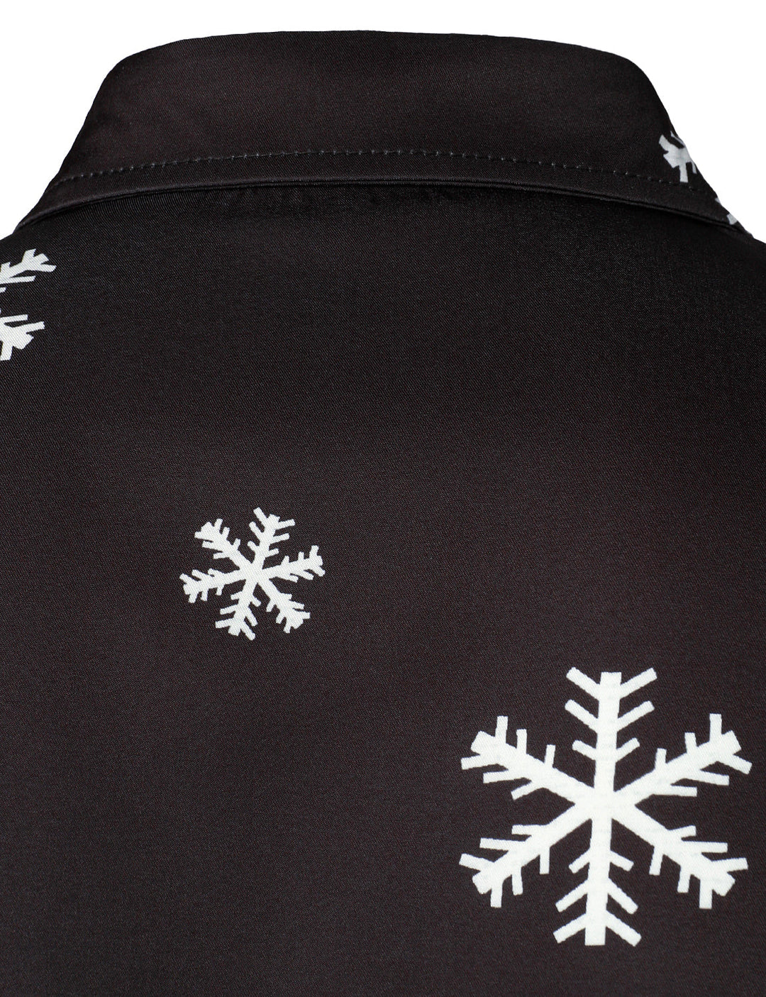 Vyriški ilgarankoviai marškiniai su Kalėdų Senelio dizainu ir sagomis