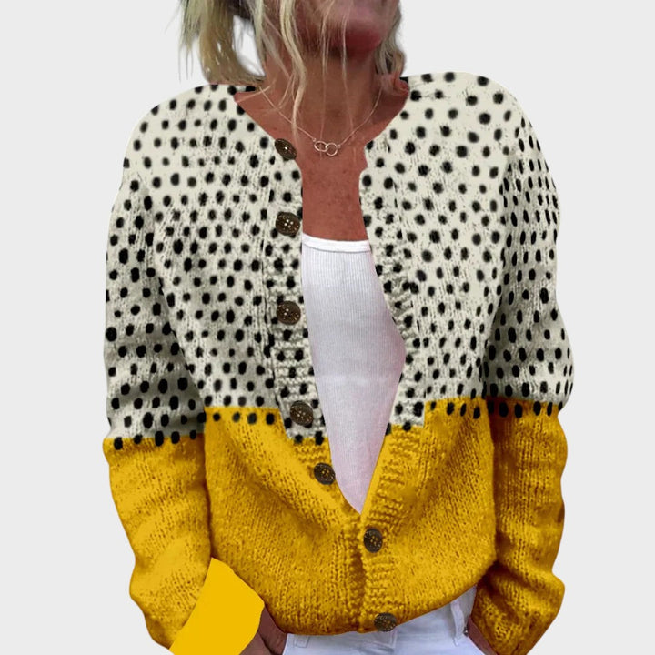 Madalena - Efterårets Blomster Kardigan
