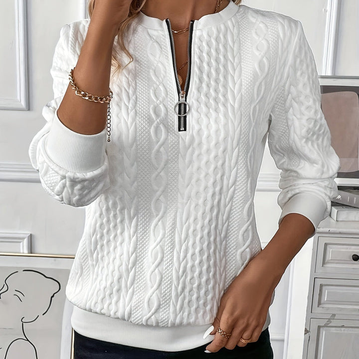 LUCIA I Megztinis su užtrauktuku