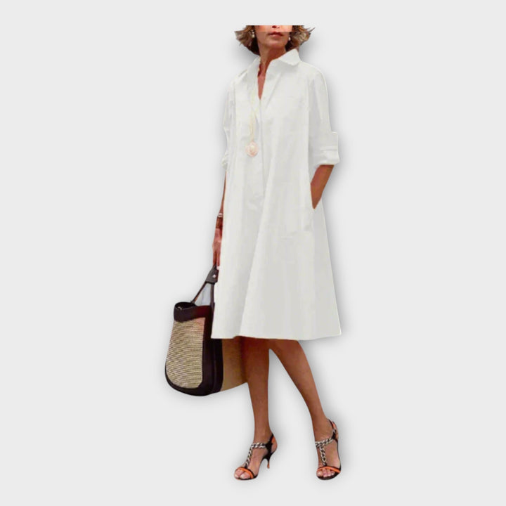 Stilinga Polo Suknelė iš Aukštos Kokybės Medžiagos