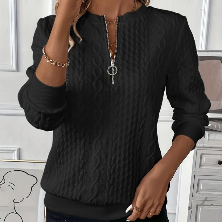 LUCIA I Megztinis su užtrauktuku