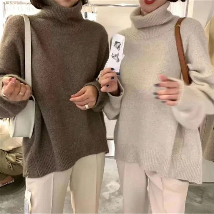 MIRA I Aukšto kaklo megztinis