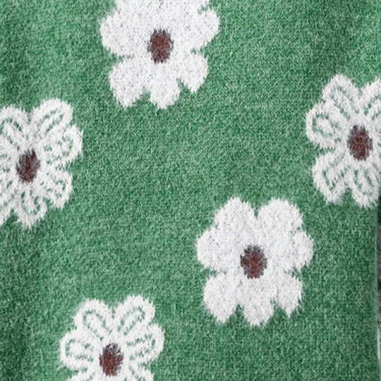 BLOOM | Pusiau užsegamas megztinis