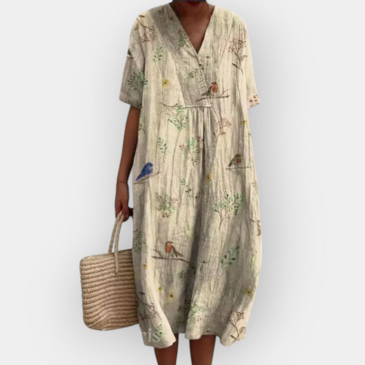 Vasaros Gėlių Suknelė