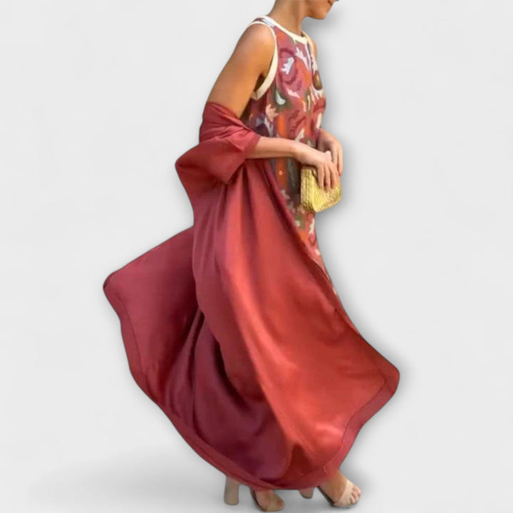 Selviane - Maksimalus suknelė su atitinkamu kardiganu