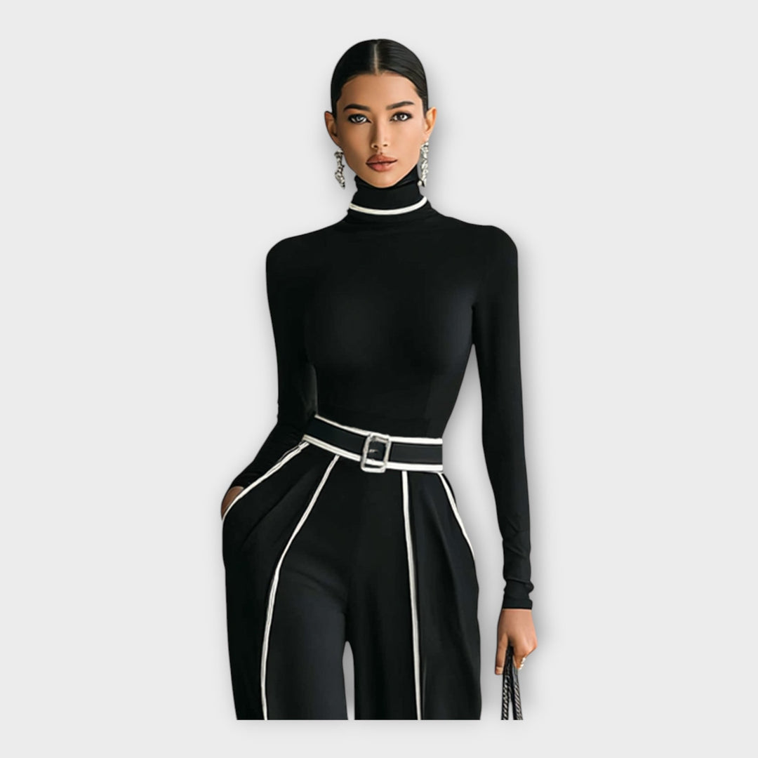 Stilingas minimalistinio dizaino viso kūno kostiumas