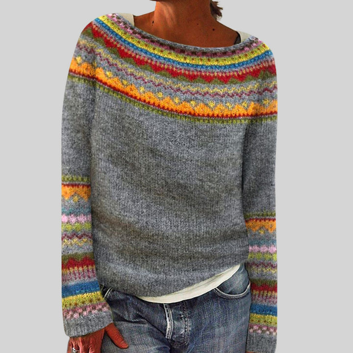 PIERINA I Retro megztinis