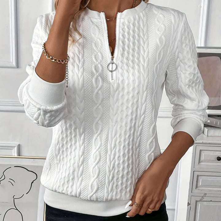 LUCIA I Megztinis su užtrauktuku