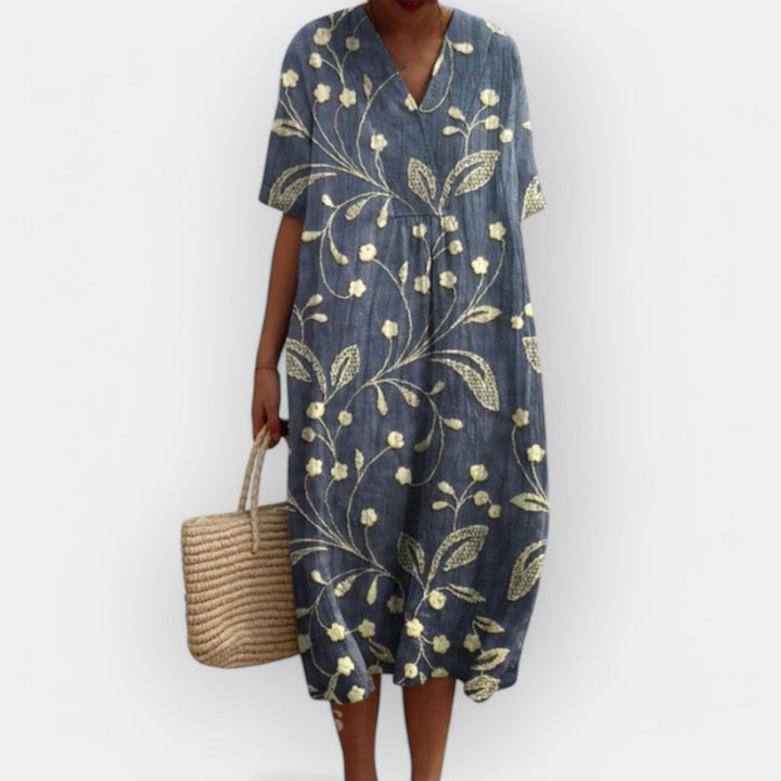 Vasaros Gėlių Suknelė