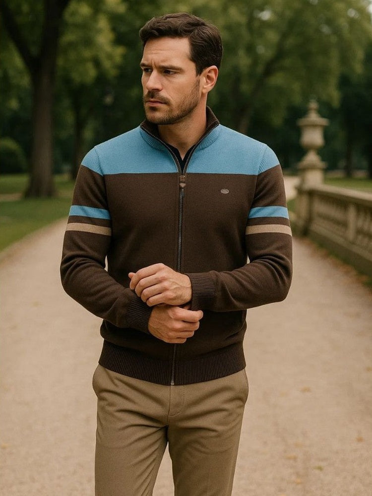 Anders™ | Cardigan de punto con cierre de cremallera