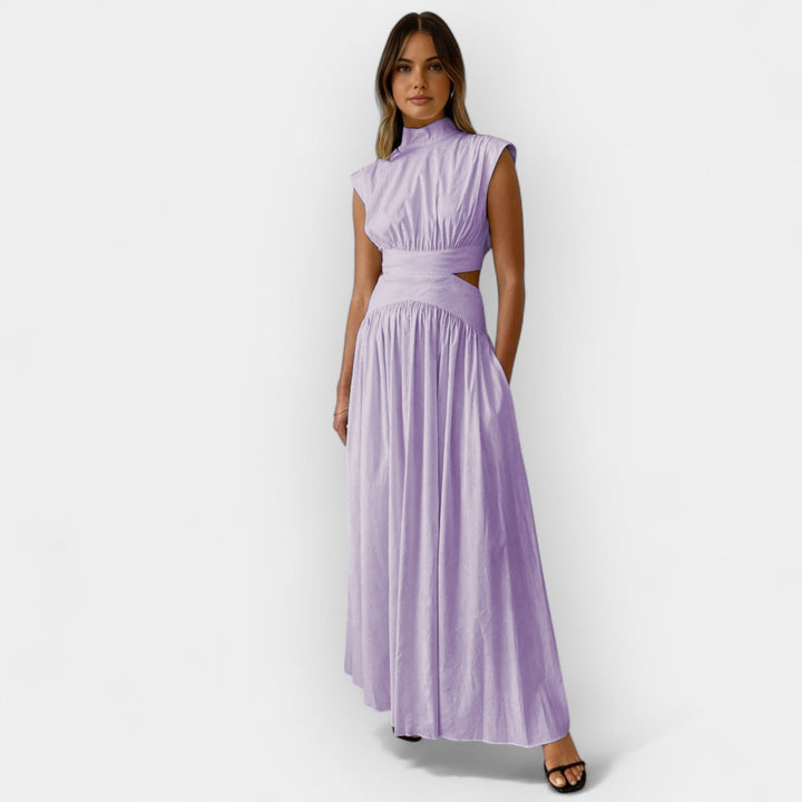 Stilinga Suknelė su Iškirptėmis