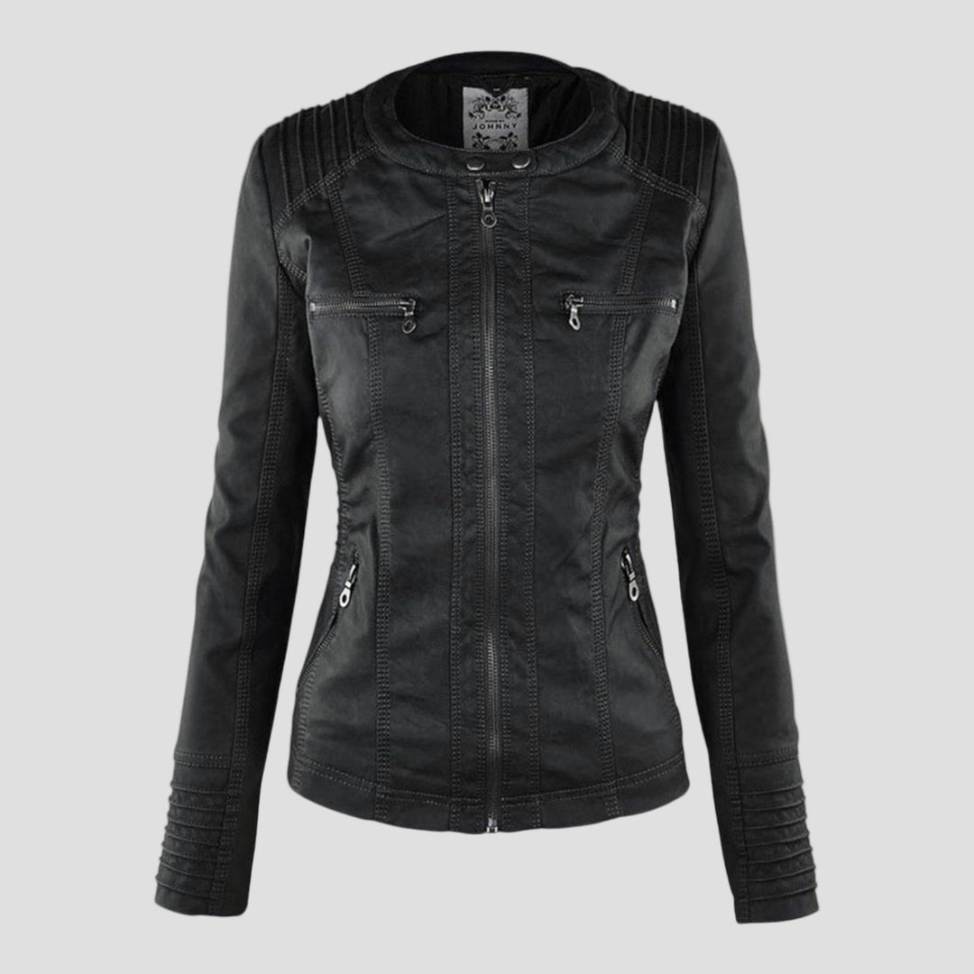 Justė- Moderni odinė striukė