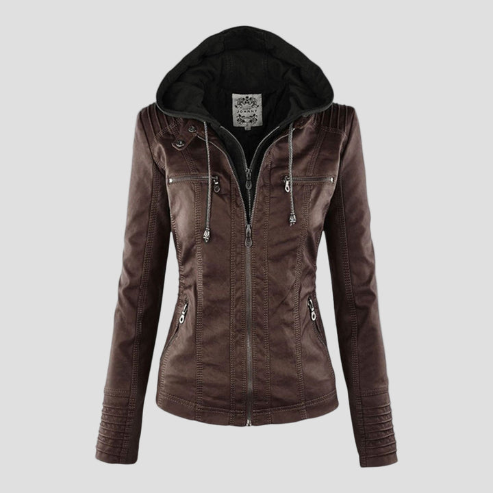 Justė- Moderni odinė striukė