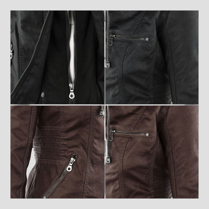 Justė- Moderni odinė striukė