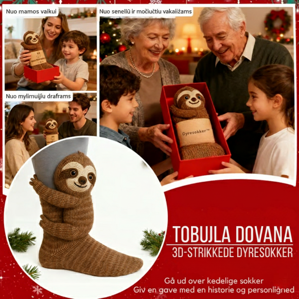 Tobias™ | Dryžuotos gyvūnų kojinės