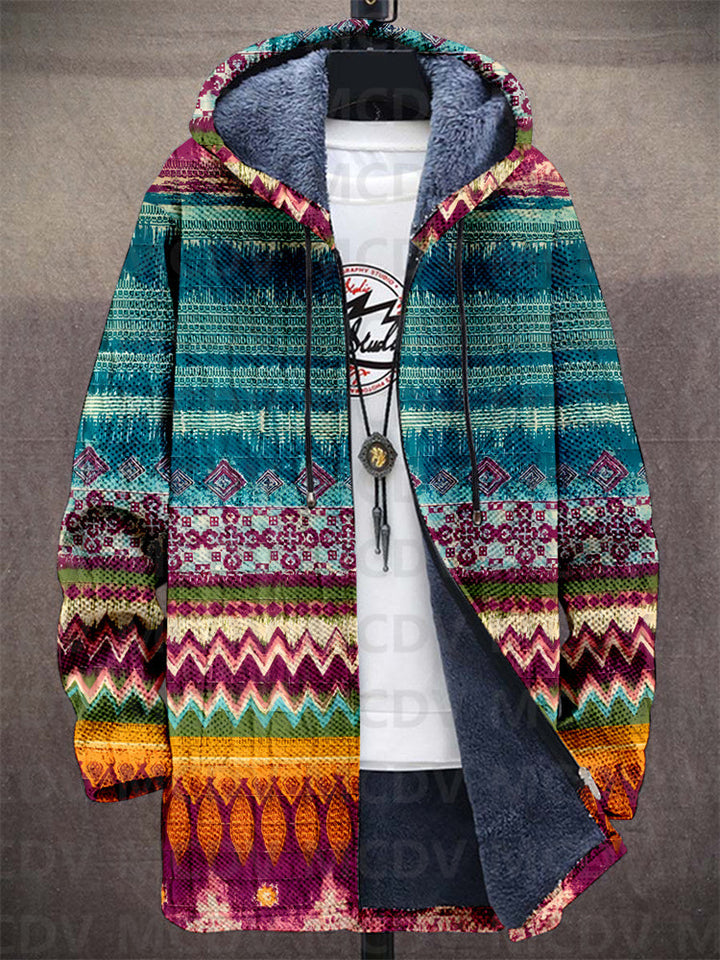 Jedda™ | Luksuriøs cardigan med kunstnerisk inspiration + Lynlås