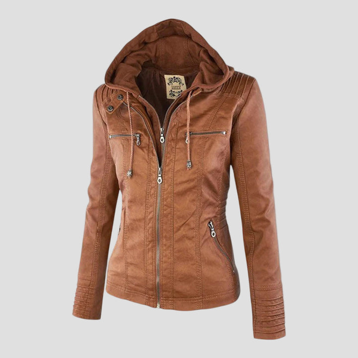 Justė- Moderni odinė striukė