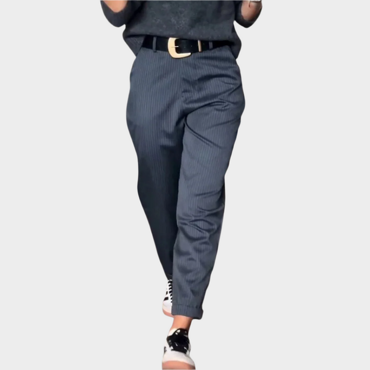 Stilingos Kelnės su Siūlėmis