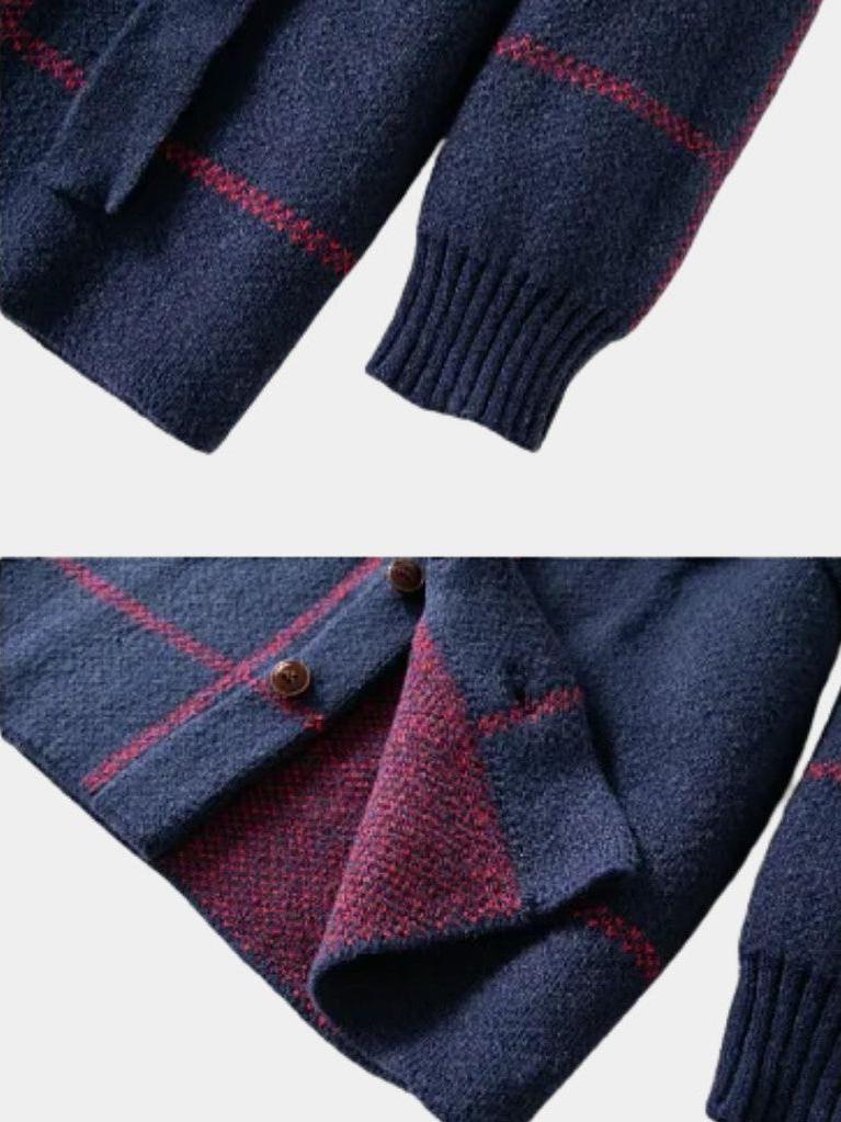 Rom™ | Megztas švarkas su diržu