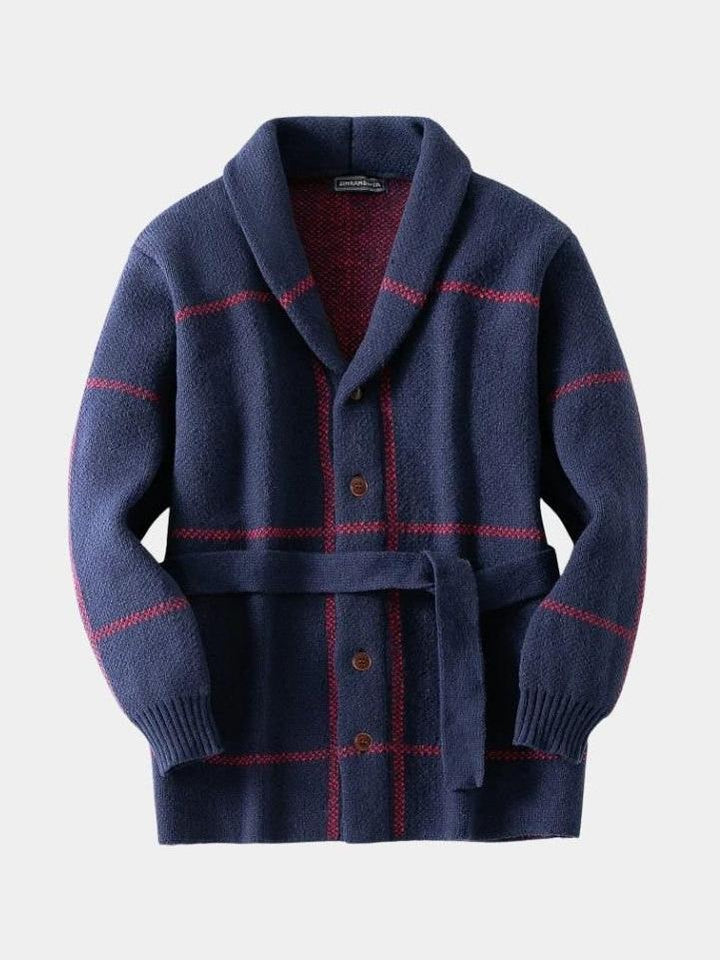 Rom™ | Megztas švarkas su diržu