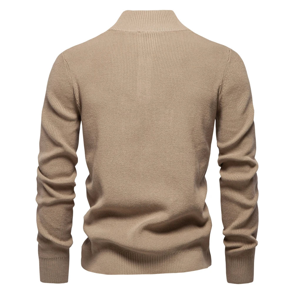 Konradas | Stilig herre sweater med knapdesign