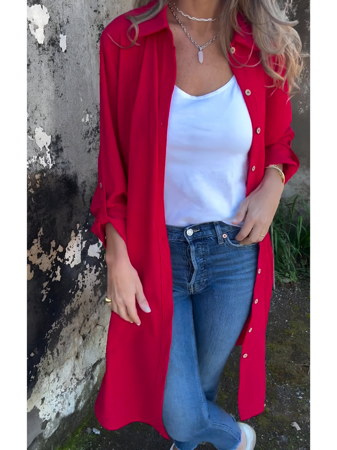 CYNTHIA™ | Klasikinė liemenė su apykakle pavasariui ir rudeniui