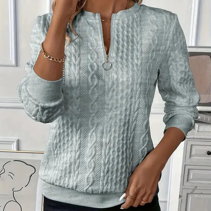 LUCIA I Megztinis su užtrauktuku