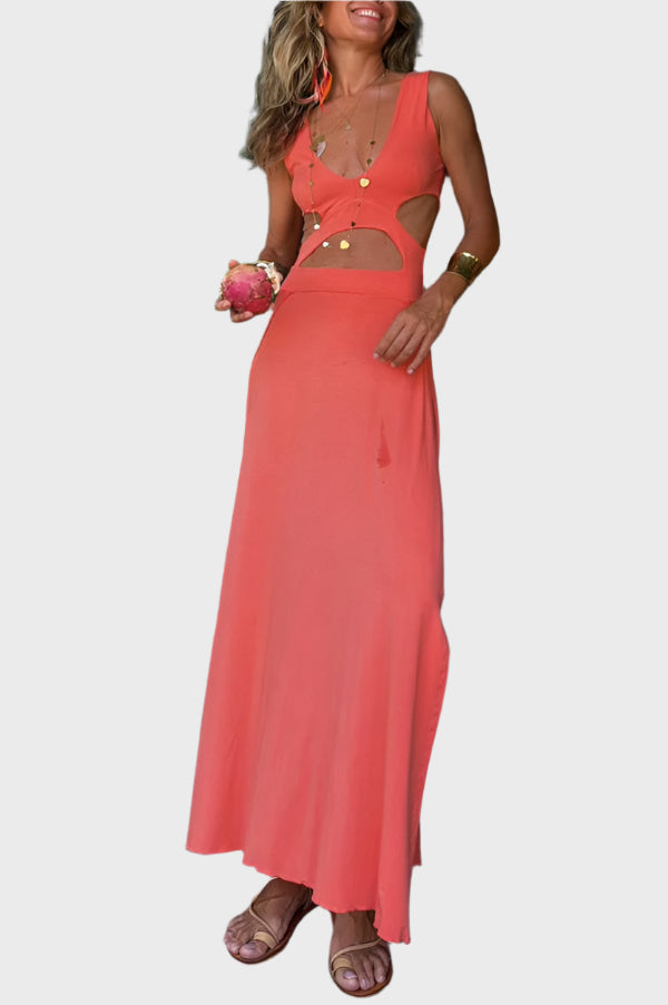 Patogi Suknelė su Iškirptėmis