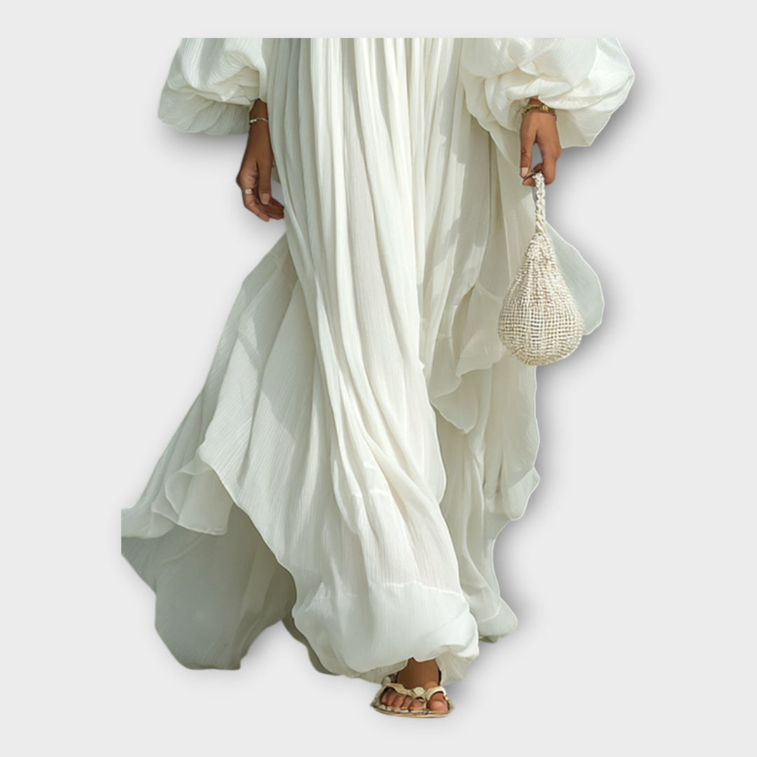 Lengva suknelė su elegantiška minimalizmo estetika