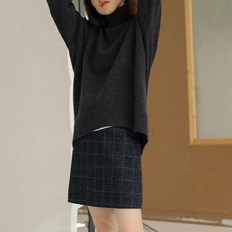 MIRA I Aukšto kaklo megztinis