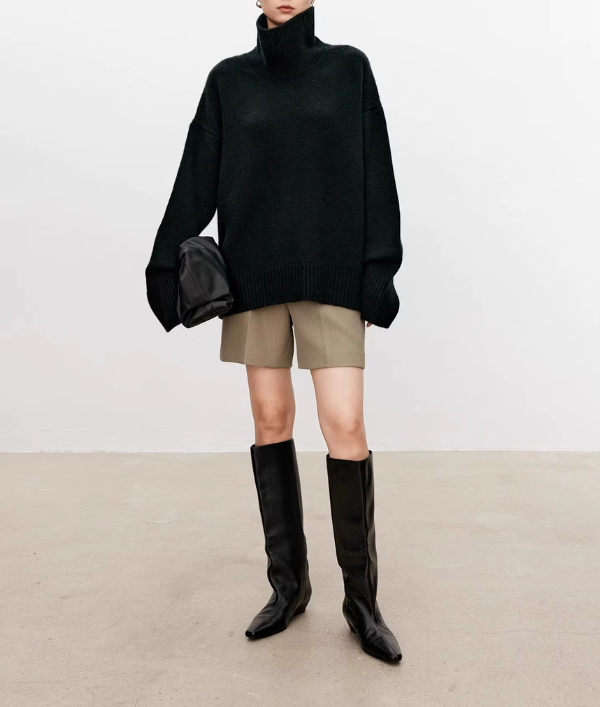 ELIANA I Aukšto kaklo megztinis